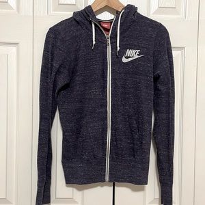 Purple Nike Light Zip Up - High Neck